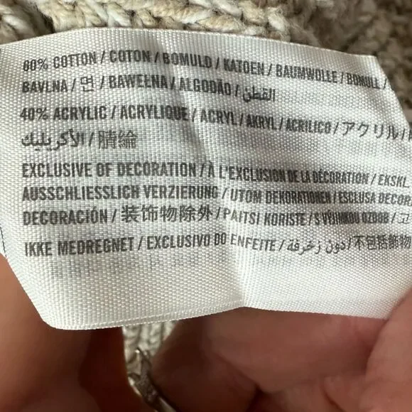 Abercrombie & Fitch Taupe Beige Ribbed Sweater Dresss - Picture 7 of 7